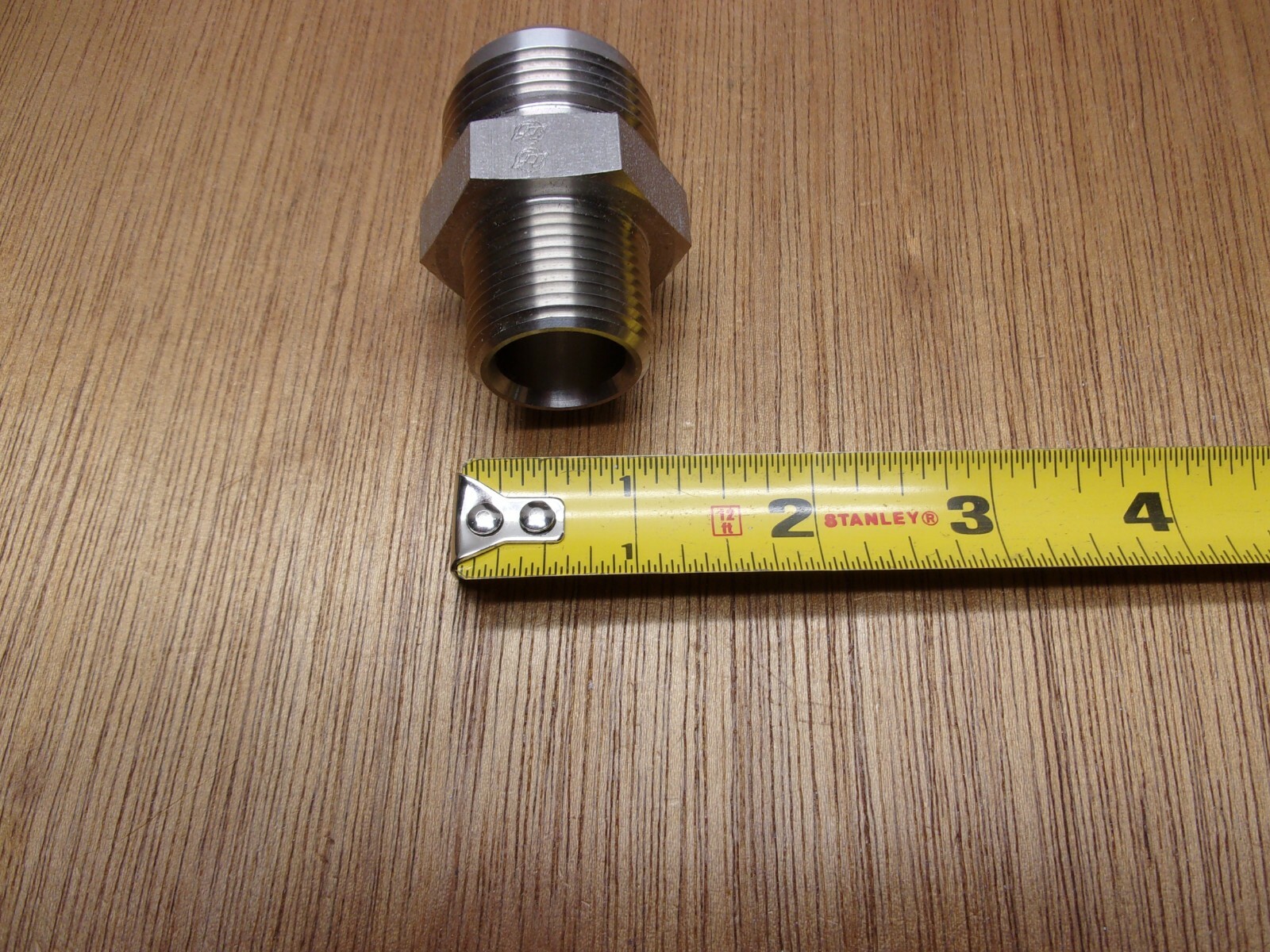 (Qty.2) Airway J16CBO 1″ Flare x 3/4″ MNPT 316 Stainless Steel Male Adapter