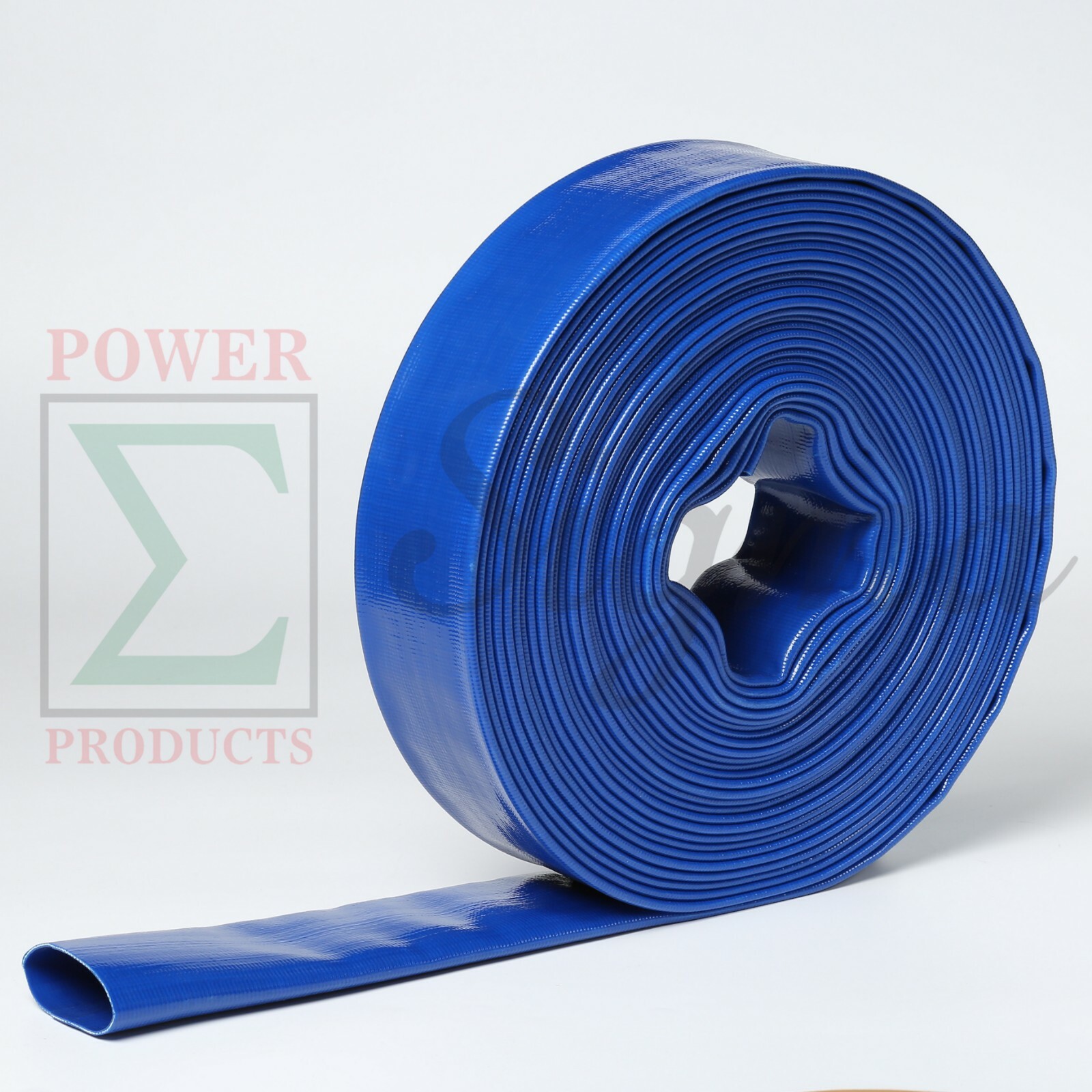 Sigma 2″ Inch X 50′ Feet Agricultural PVC Lay Flat Discharge Pump Hose & Camlock