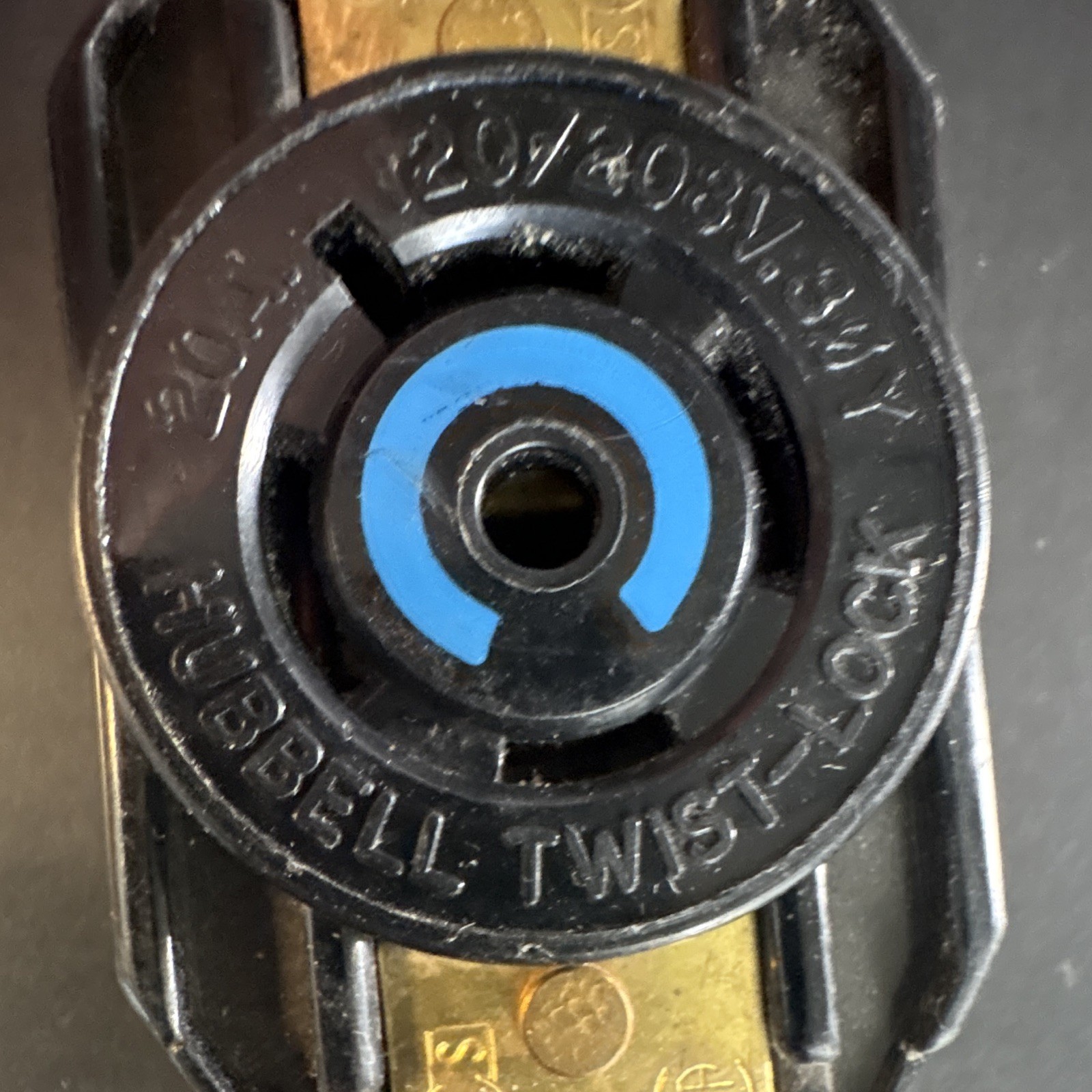 Hubbell Twist-Lock L21-20R Receptacle 20A 120/208V 3 Phase Used Industrial