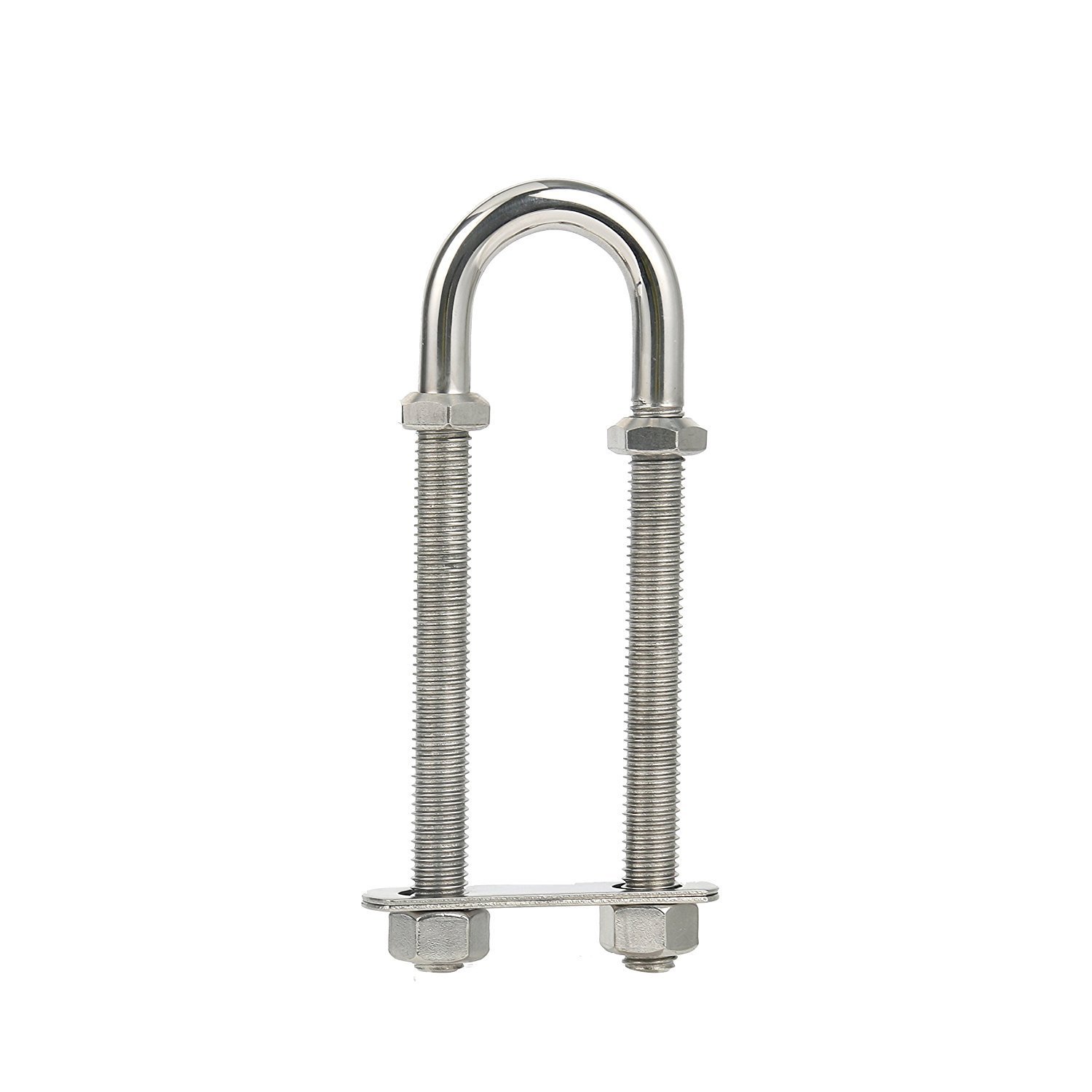7 Sizes Available Stainless Steel Marine Boat Stern Bow Eye Tie Down U Bolt US