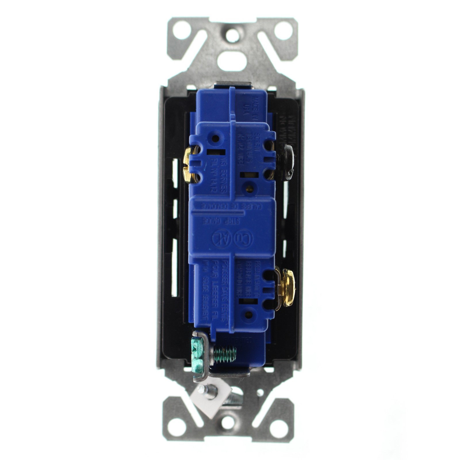 EATON COOPER 7503BK-SP-L DECORATOR ROCKER SWITCH, 3-WAY, 15A, 120/277V, BLACK