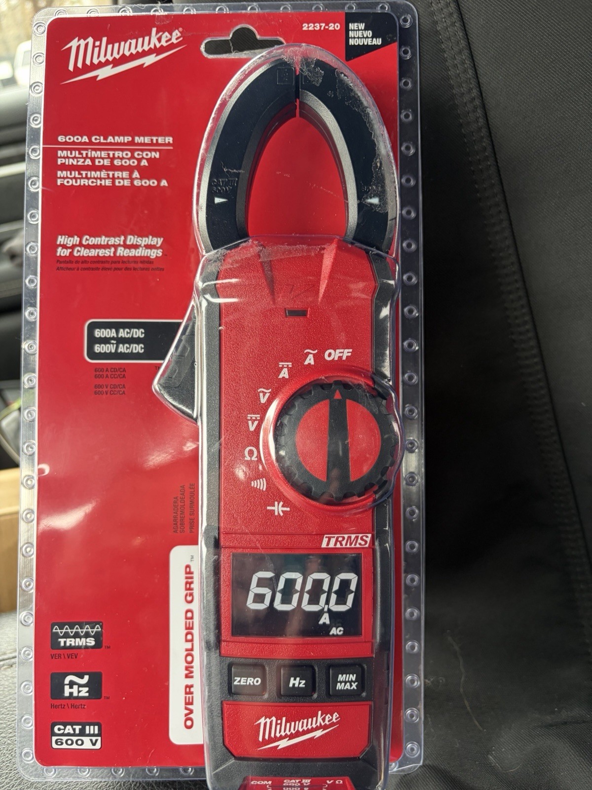 Milwaukee Tools 2237-20 600A AC/DC Digital Clamp Meter. New In package