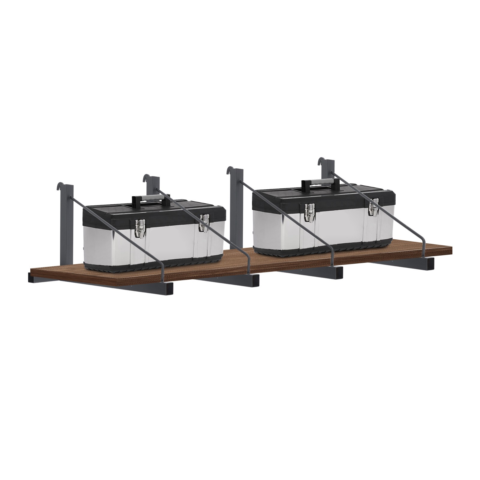 4x Container Shelf Bracket Shipping Container Bracket Triangular 249.48kg/550lbs