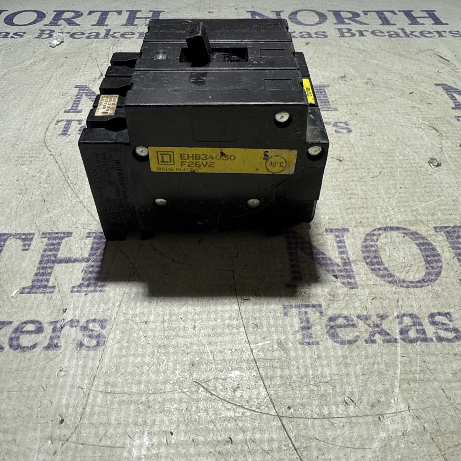 Square D EHB34030 Bolt-On Circuit Breaker 30A 3P 480Y/277V 14KA EHB-4