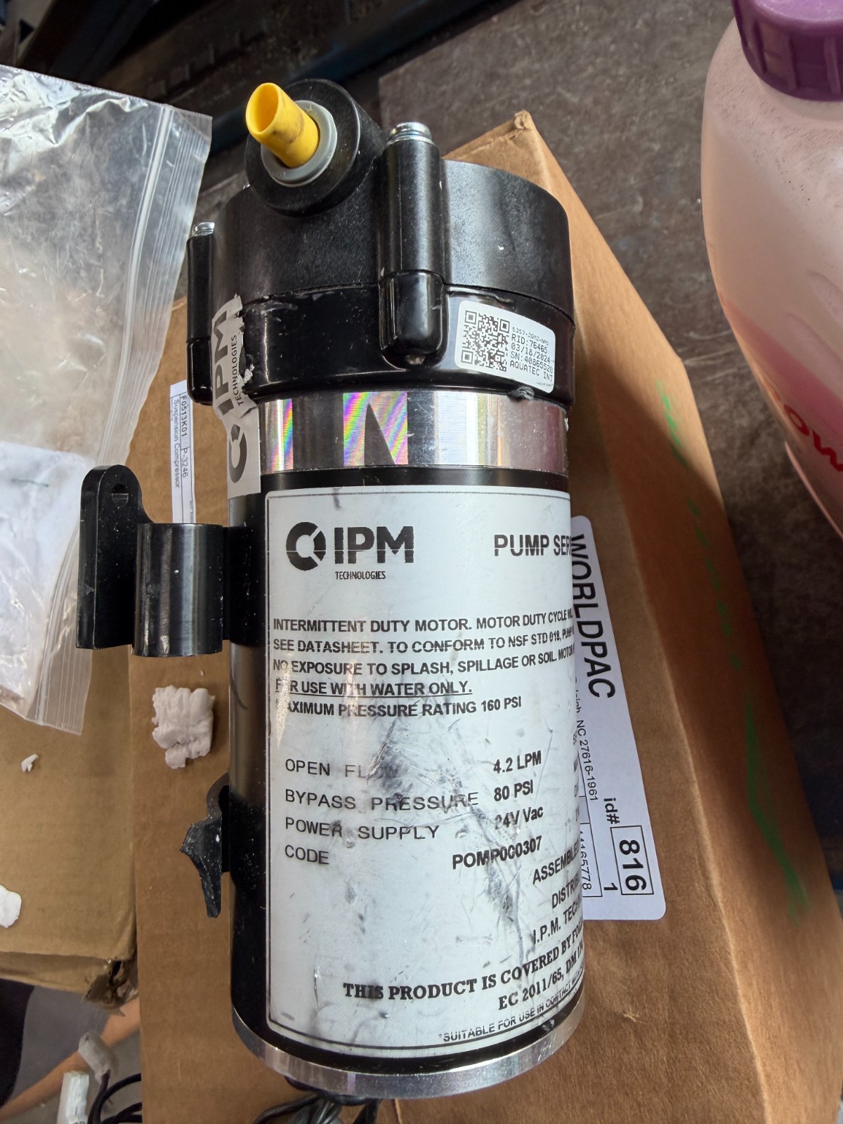Narvon 378PAF4632 Pump for Auto-Fill Units