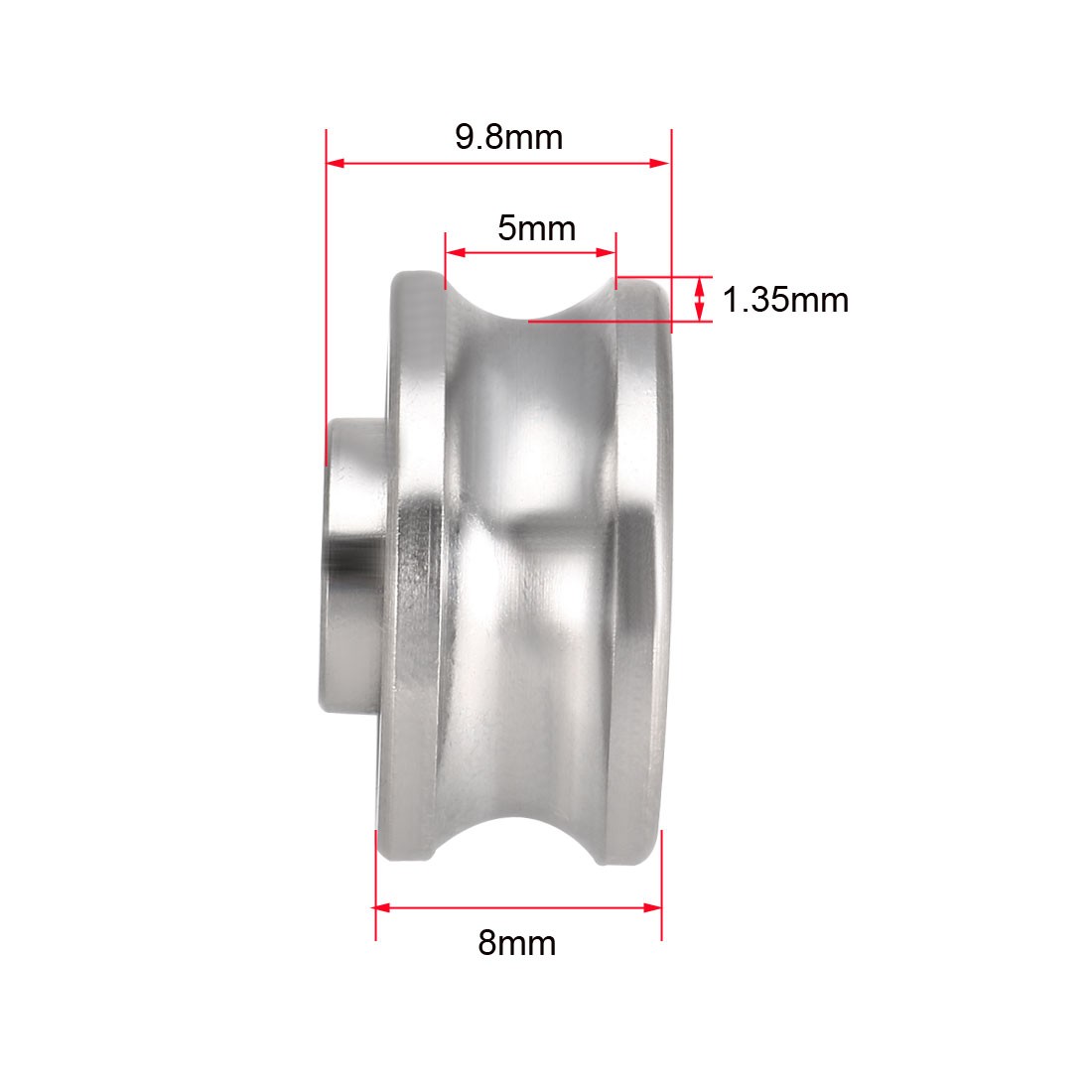 5x SG15 Deep U Groove Ball Bearing 5mmx17mmx8mm Double Sealed GCr15 Bearings