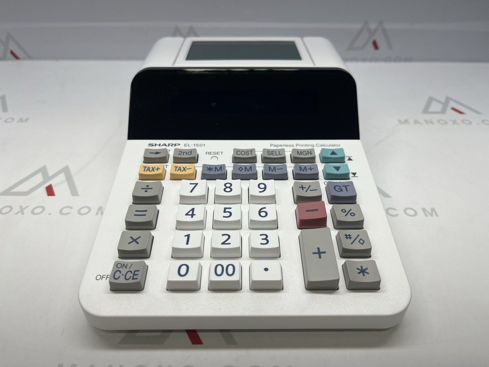 Sharp El-1501 Compact Cordless Paperless Large 12-Digit Display Deskto