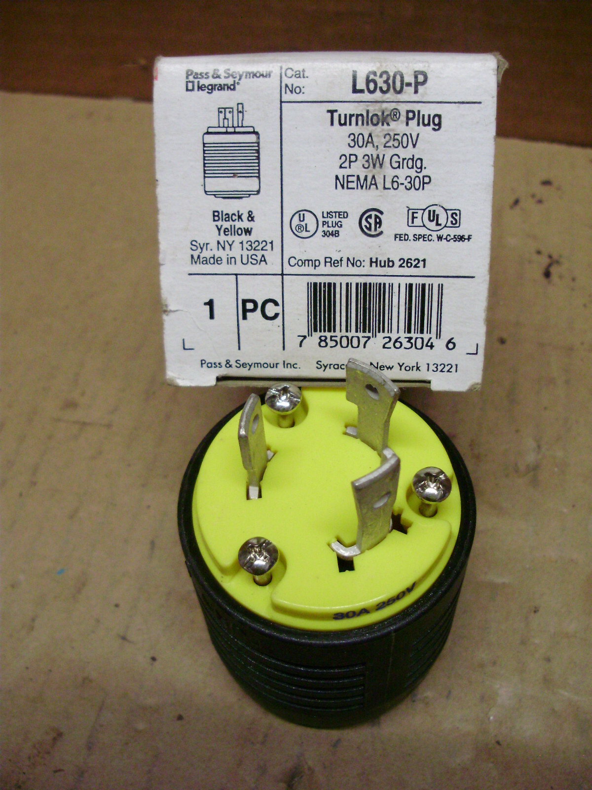 Cord Plugs & Connectors, Male & Female, Hubbell, Legrand, GE, Pass & Seymour