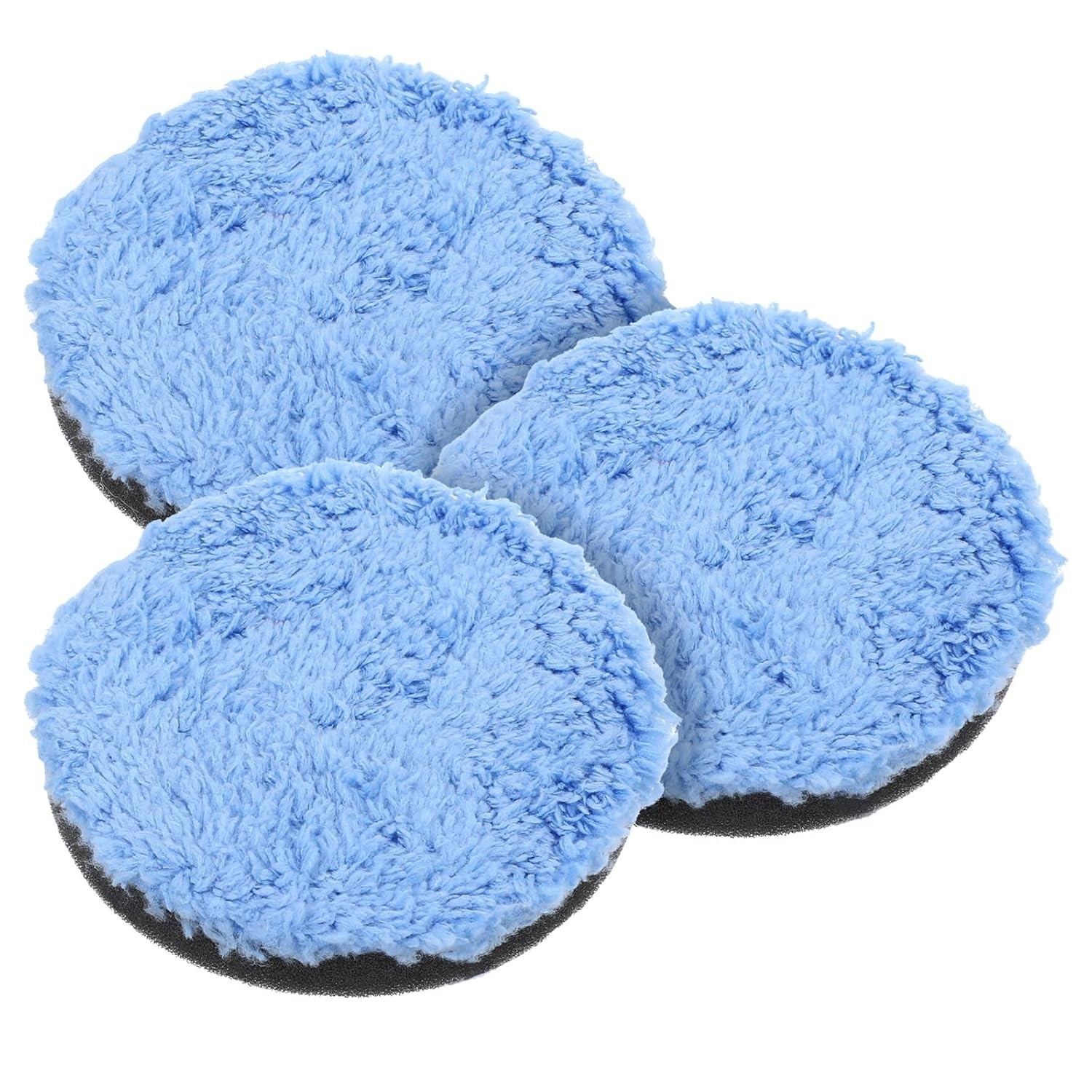 3 Pcs Polishing Pads, Buffing Pads, Microfiber Polishing pad for Car Compounding
