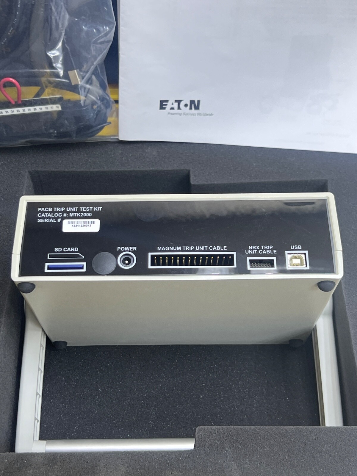 Eaton MTK2000 Test Kit for Magnum DS Digitrip Cutler Hammer, Trip Unit Test Kit
