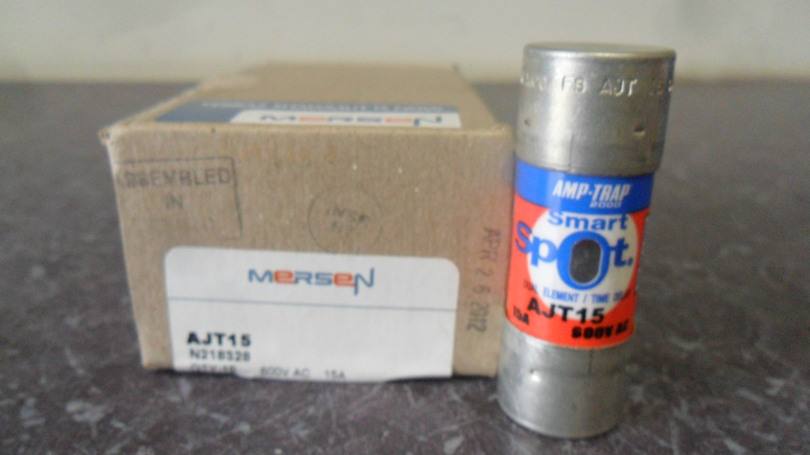 New Lot Shawmut AJT15 Amp Fuses Smart Spot LPJ 15SP Class J NIB