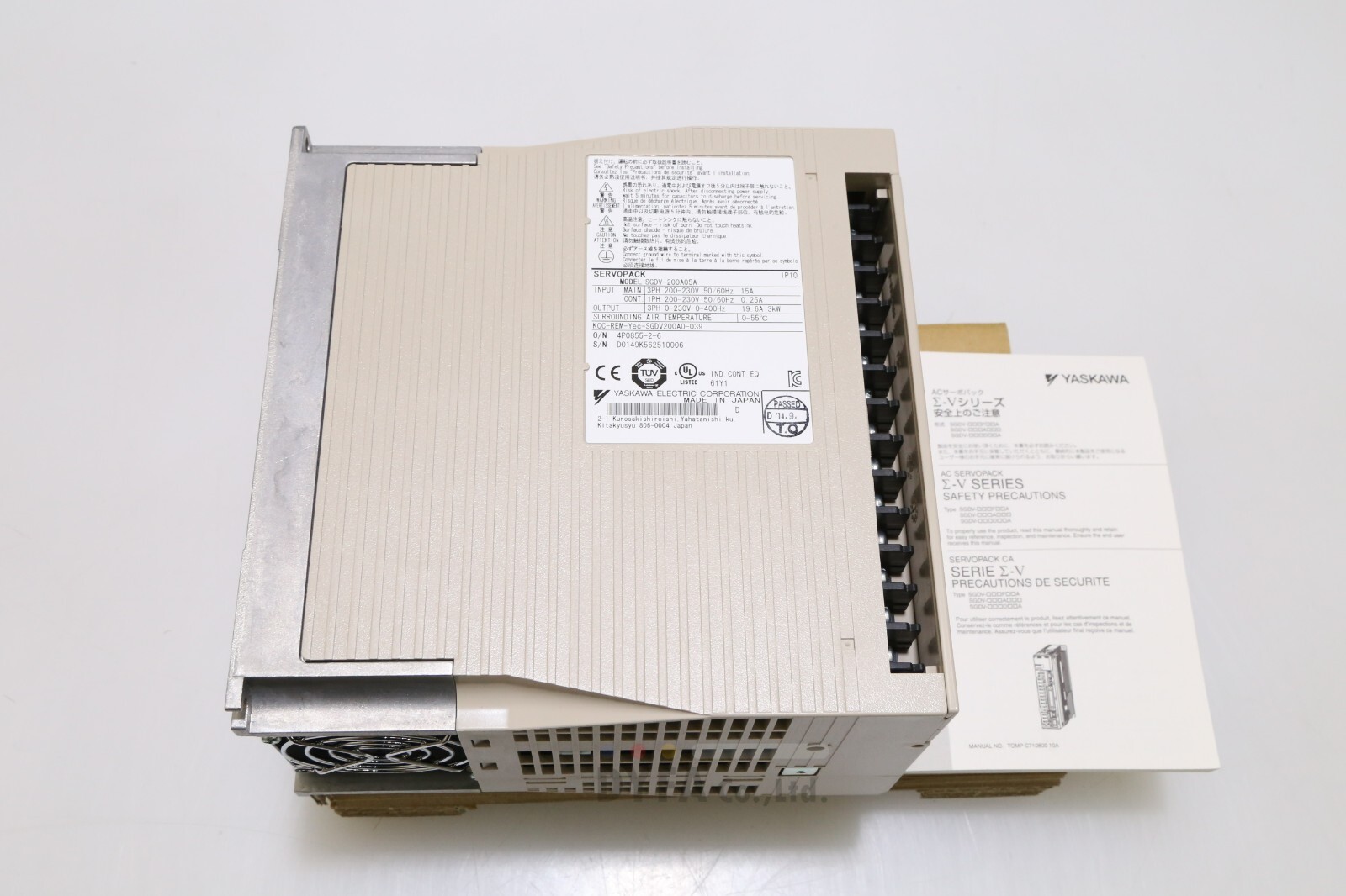 YASKAWA SIGMA5 Genuine NIB SGDV-200A05A 3kW Servo Drive DRV-I-4381=9S36
