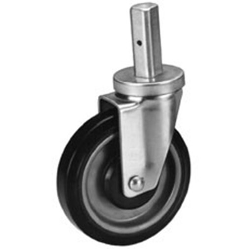 Win-Holt – Swivel, Square Stem w/ Brake Caster 5″ Dia – 751BK + Free Shipping