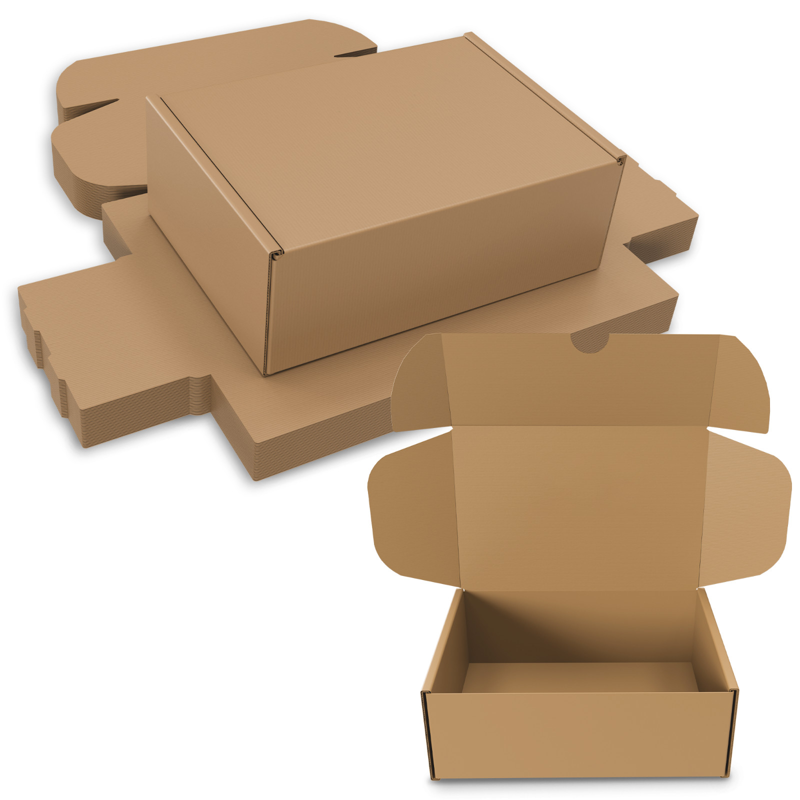 (Large Size) Blank Shipping and Replacement Shoe Box – 14.625″ X 9.50″ X 5.125″