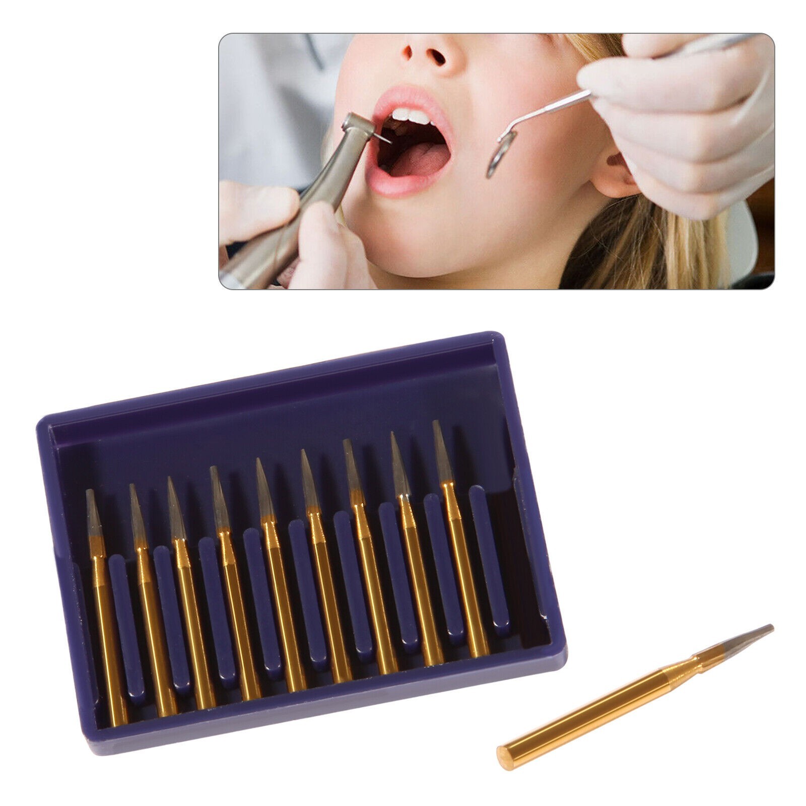 Dental Trimming & Finishing Burs Carbide FG 7901 /7902/7903 for High handpiece u