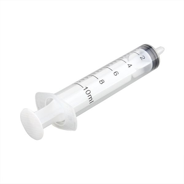 5x Syringe Luer Slip Tip 10mL Liquid Clear Plastic Sterile Medical/Animal Feeder