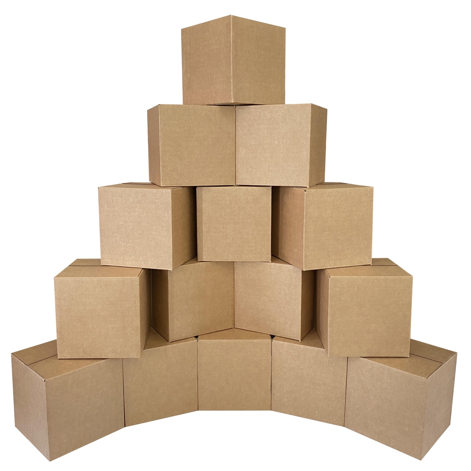 UOFFICE Heavy Duty Corrugated Cube Boxes 14x14x14″ – 275lb. 15 Pack