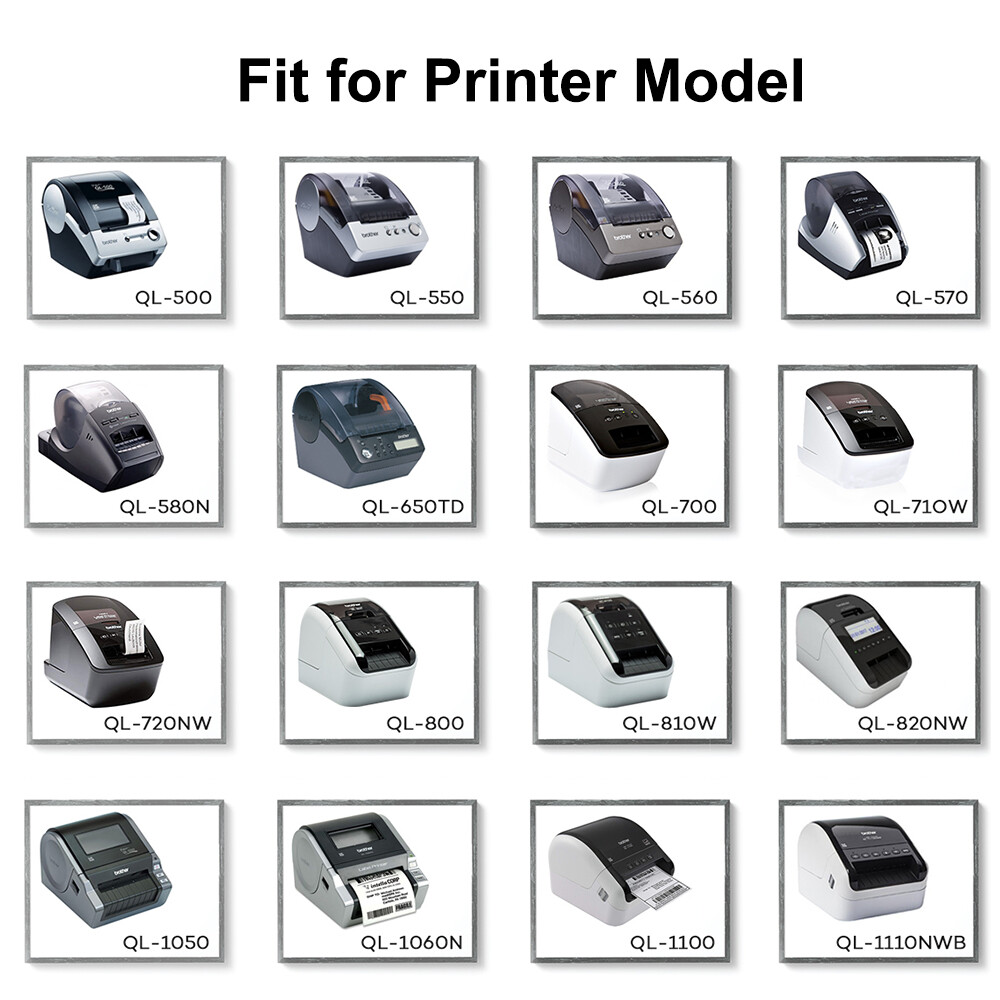 Continuous Label Roll For Brother DK-22205 DK-11241 DK-11247 for QL-570 QL-700