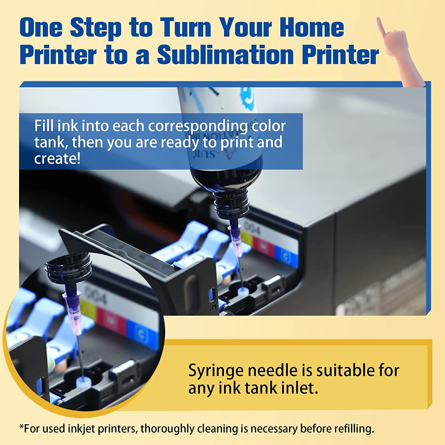 A-SUB Sublimation Starter Kit – A-SUB Sublimation Paper and Sublimation Ink