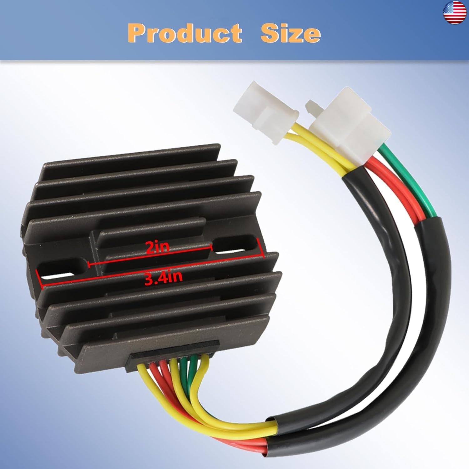 waltyotur Voltage Regulator Rectifier Replacement for Honda 1999-2007 VT600C