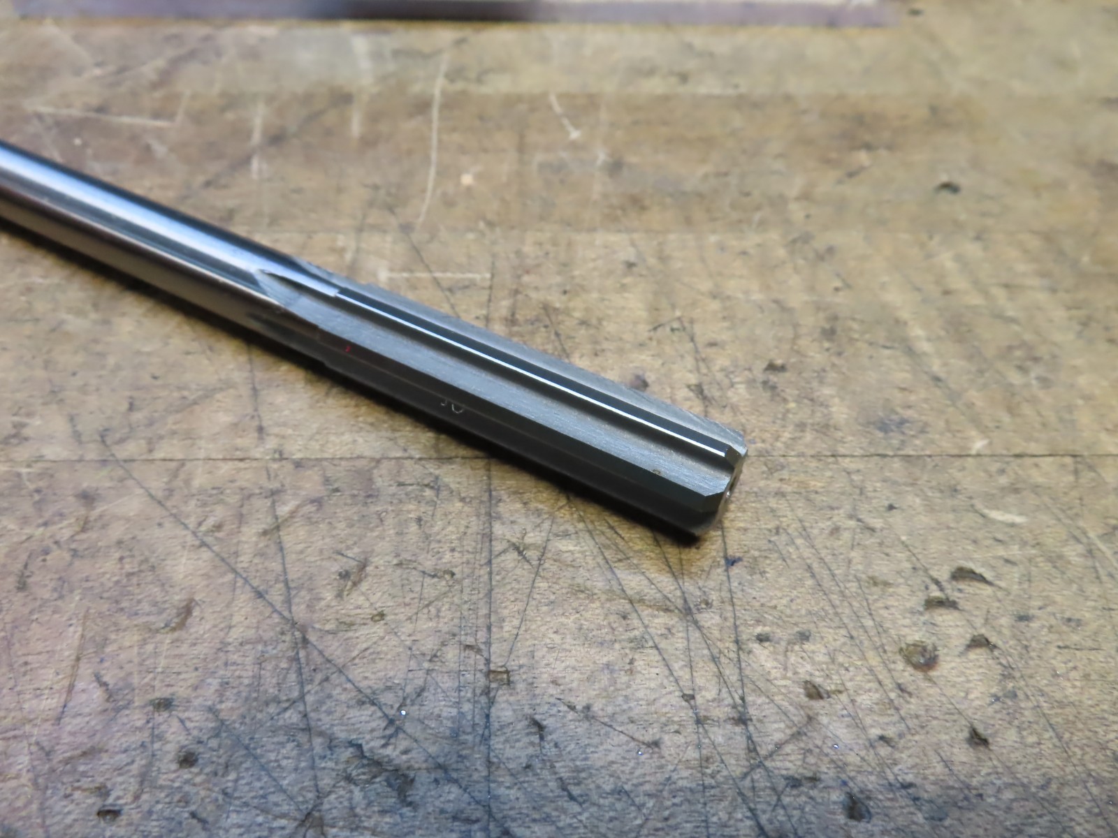 Titan USA .4715″ (12mm undersize .02mm) 6 flute HS chucking reamer