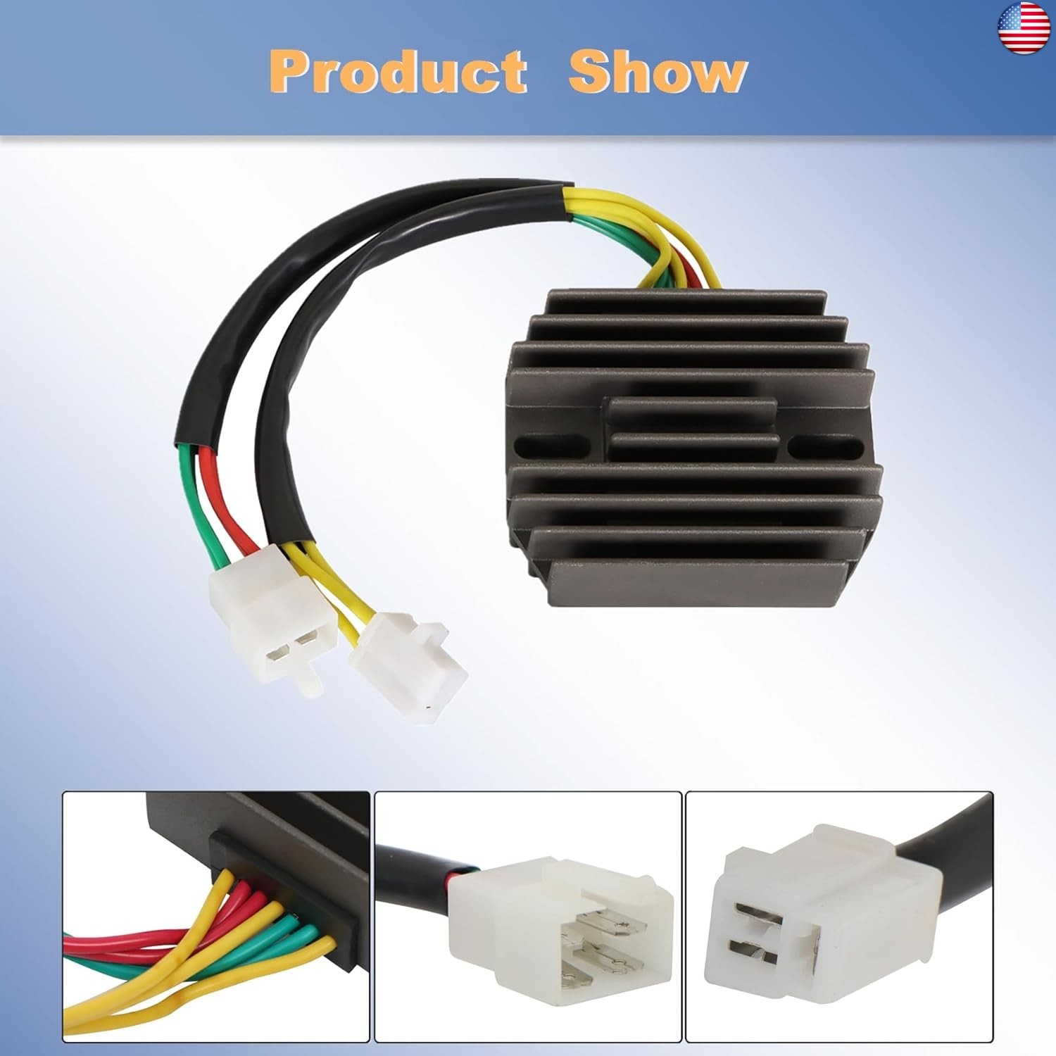 waltyotur Voltage Regulator Rectifier Replacement for Honda 1999-2007 VT600C