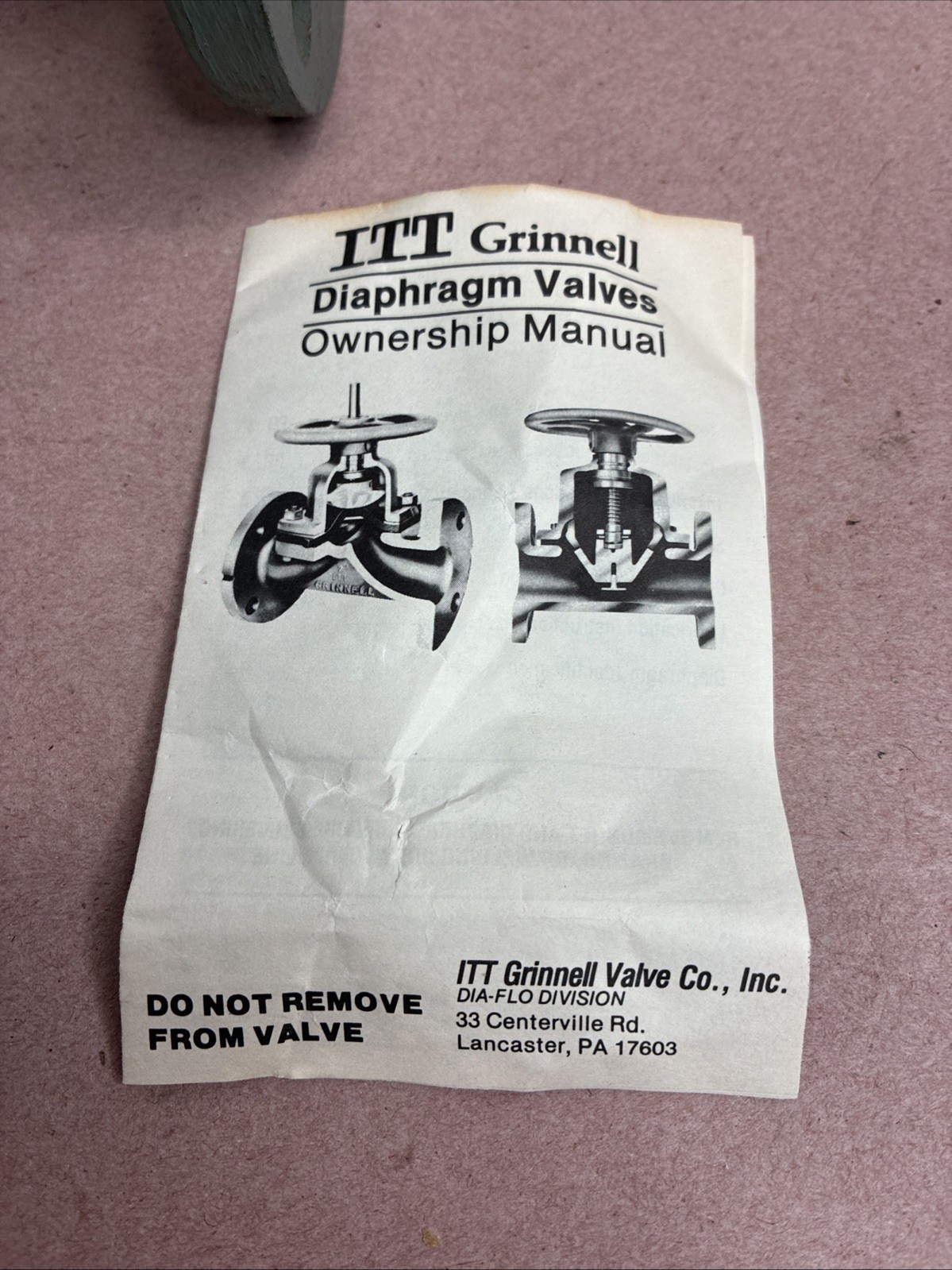 Itt Grinnell Iron Diaphragm Valve Body