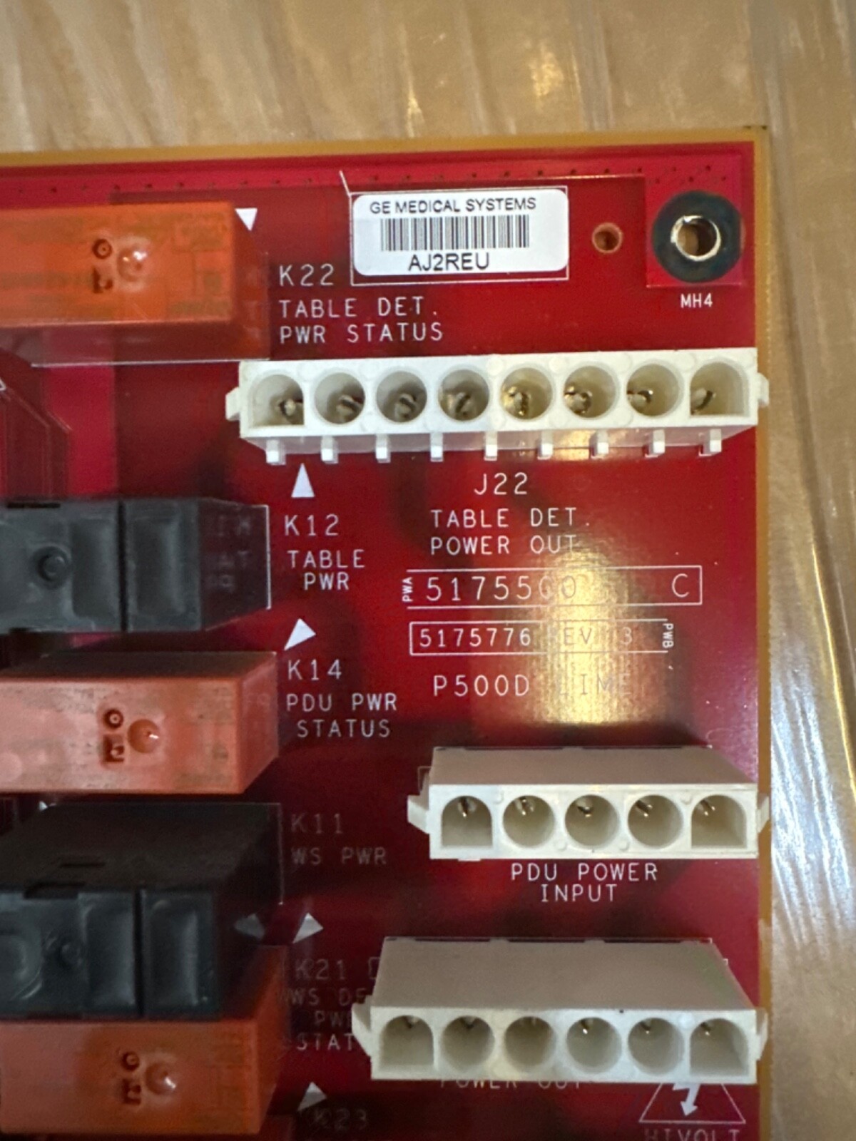 5175500 GE PRECISION 500D LIME BOARD ASSEMBLY