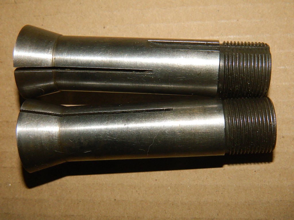 Lot of 2 Hardinge Collets 4NS 1/2″ and 4NS 9/16″