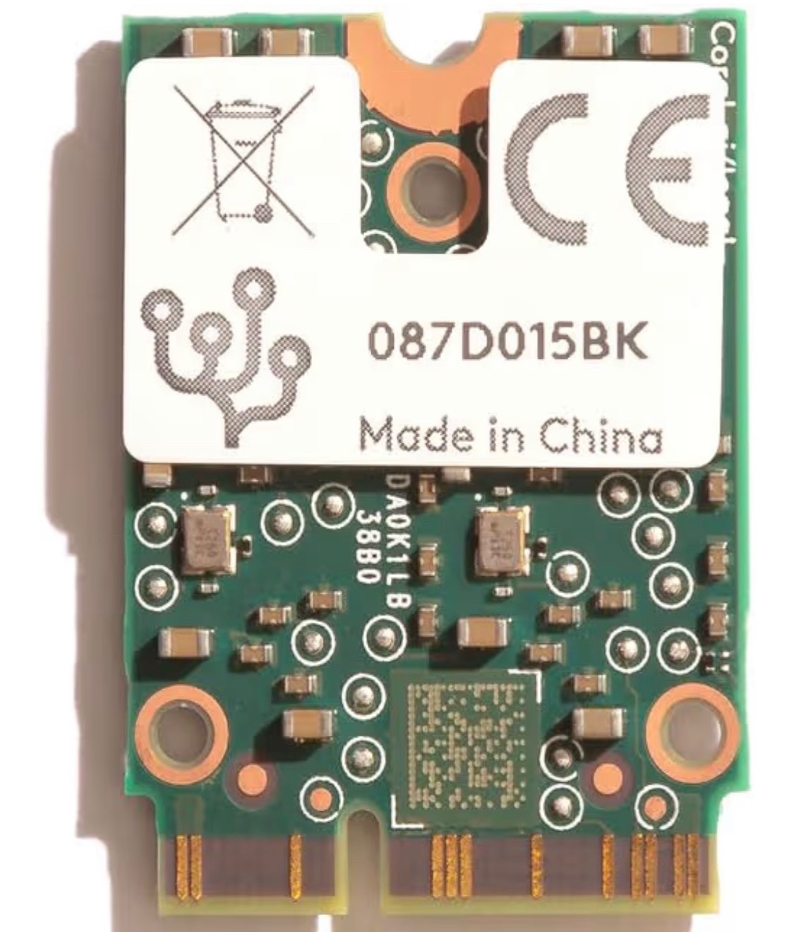 Coral M.2 Accelerator with Dual Edge TPU PCIE Debian Linux or Windows 10 LPDDR4