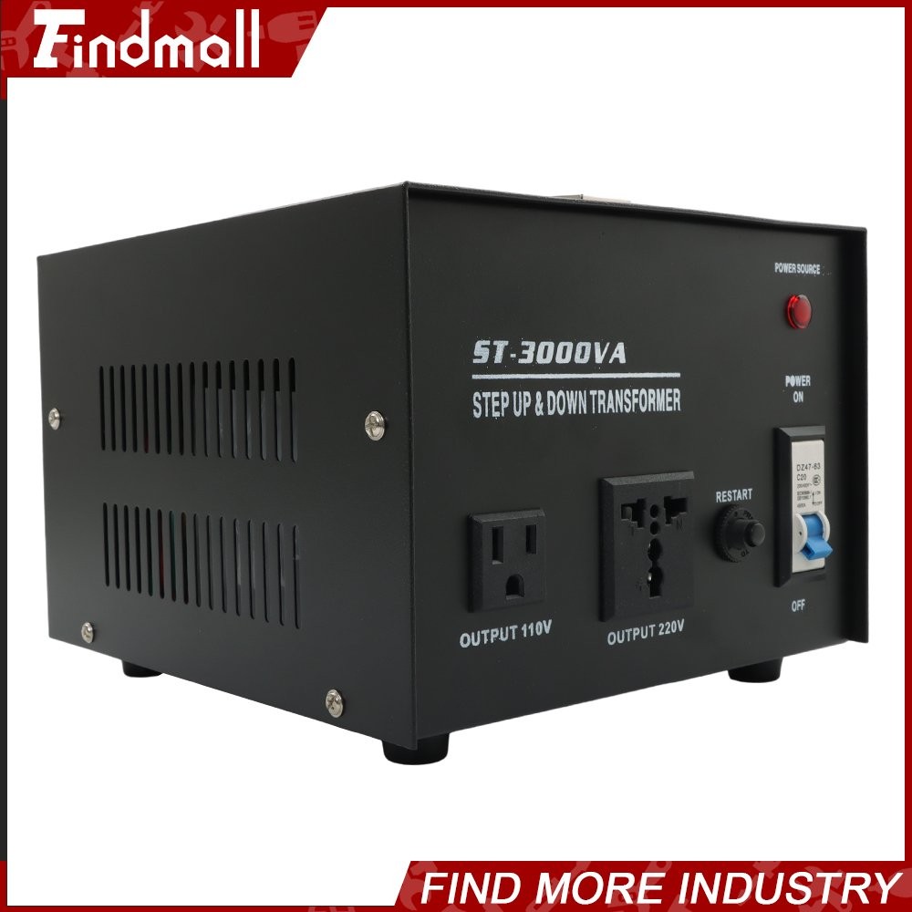 Findmall 3000W Step Up/Down Voltage Converter Transformer 110V-220V/220V-110V