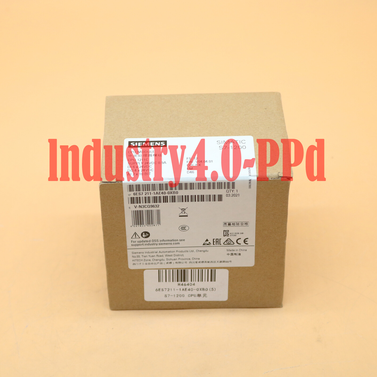 New In Box Siemens PLC Module 6ES7 211-1AE40-0XB0 1 year warranty#XR