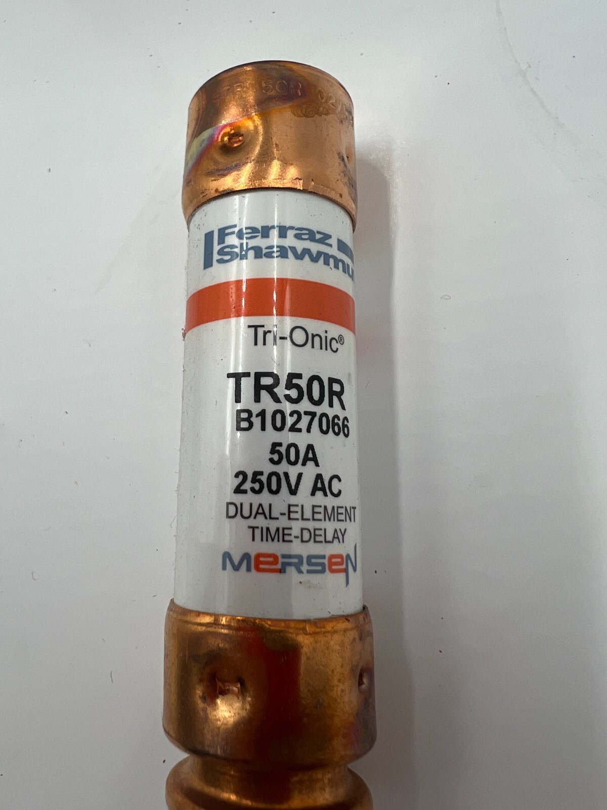 (QTY 10) Mersen Ferraz Shawmut TR50R Tri-Onic Dual Element Time Delay Fuse