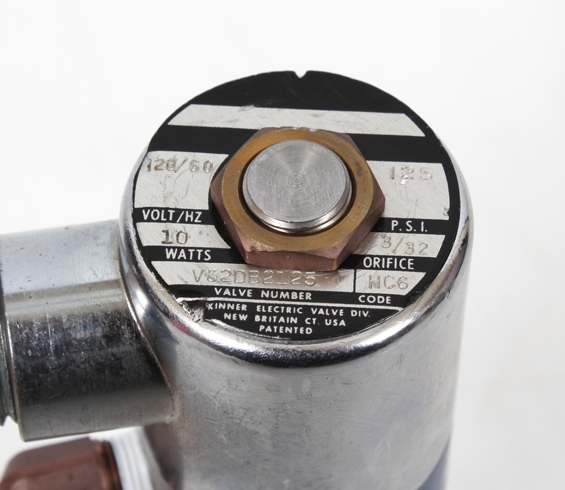 Airco Temescal Skinner Honewell V52DB2125 Solenoid Valve 120V