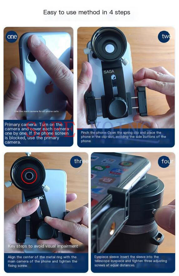 1PC Slit Lamp Adapter Microscope Eyepiece Smartphone Cell Phone Adapter