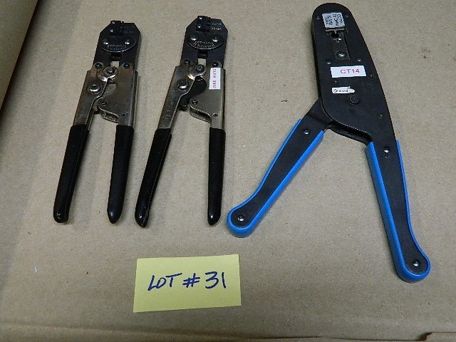 ITT Cannon OCTP-75 OHM 30 AWG CCT-D-C-1 Crimpers 3 pieces in LOT # 31