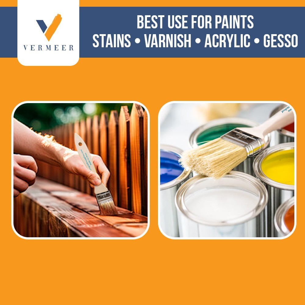 36 Pack – 2″ Chip Brushes for Paints, Stains, Varnishes, Glues & Gesso