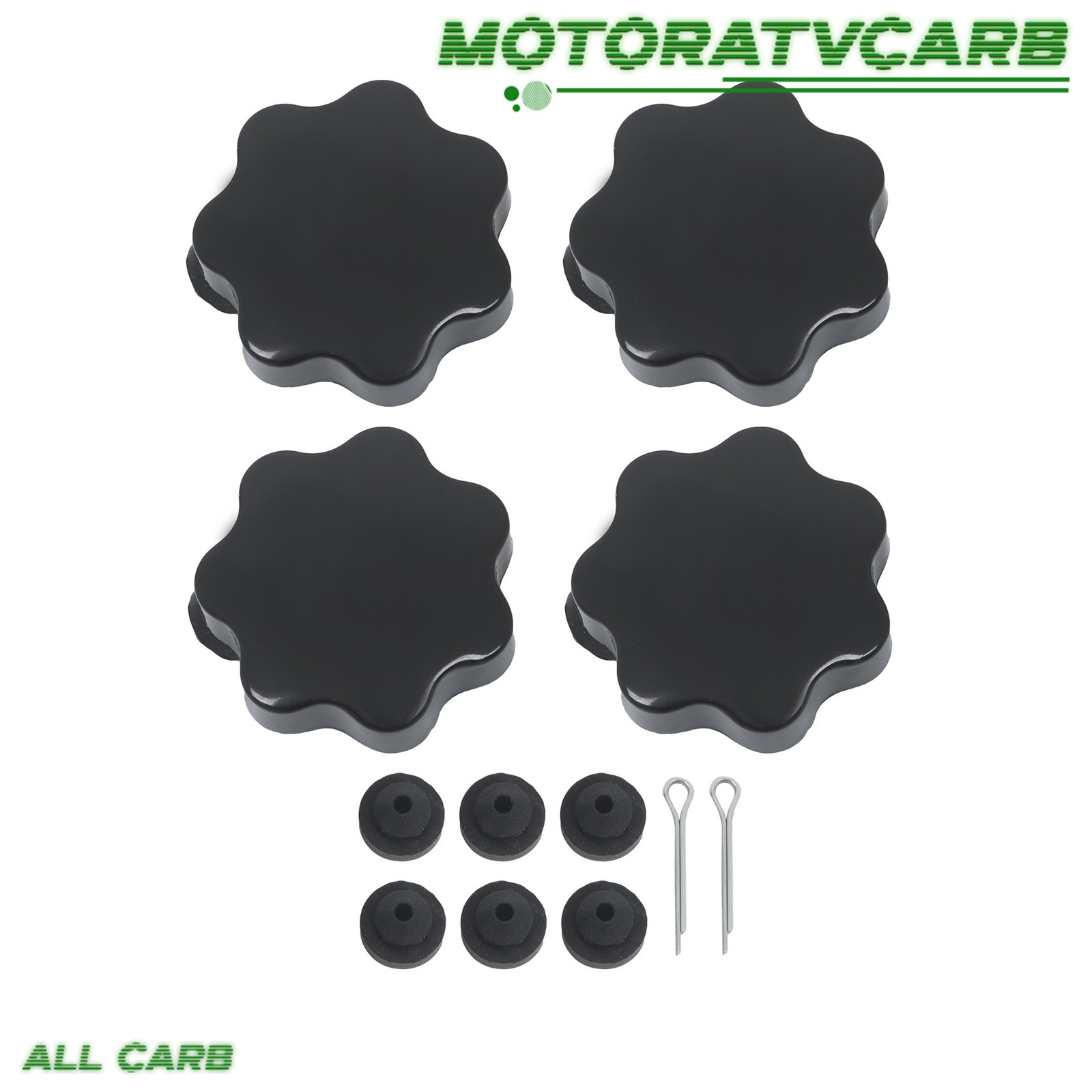 ALL-CARB Green Top Tractor & Mowers Canopy 52″× 52″ For 2″ x 2″ or 2″ x 3″ Rops