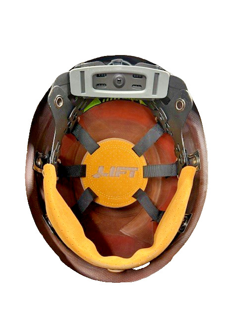 LIFT Safety HARD HAT, NEW! HDF-15WG DAX WHITE, Full Brim w/ Ratchet Suspension