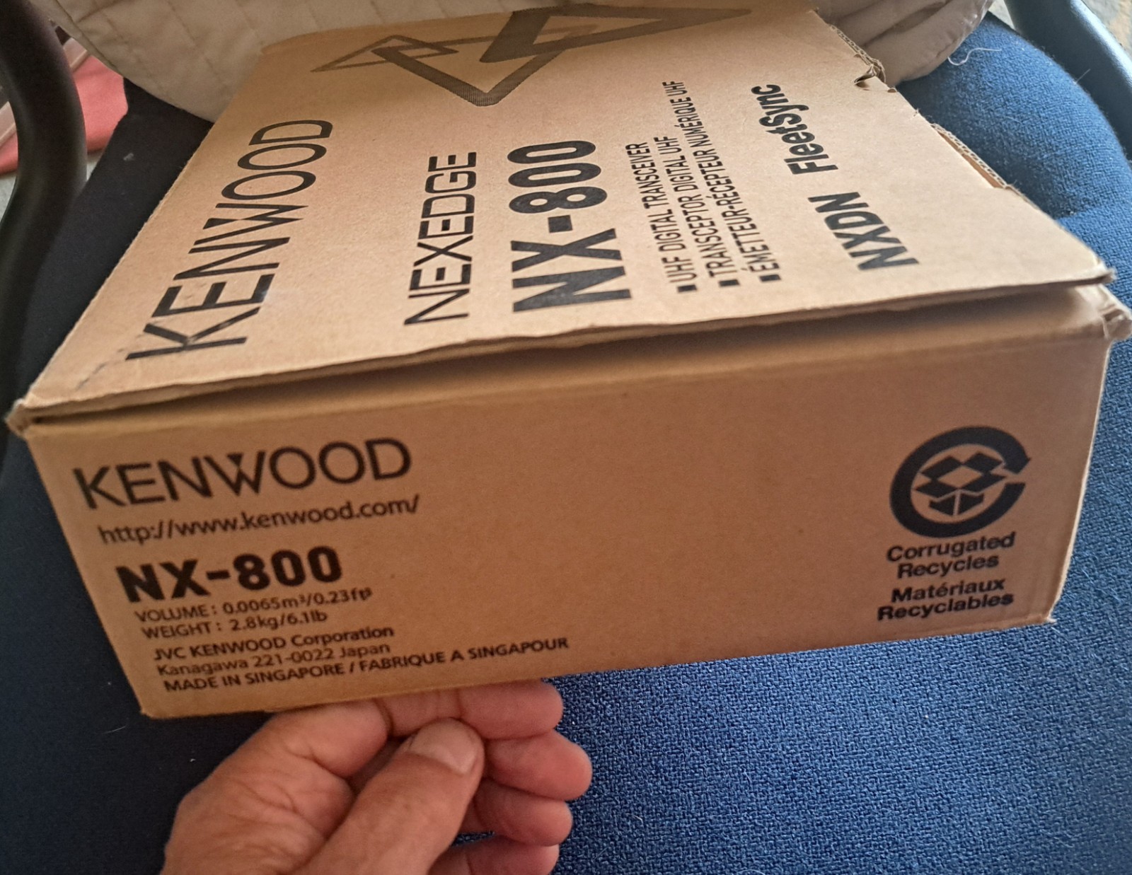 Kenwood NX-800 UHF Professional Mobile Radio Transceiver-See Details & Pictures
