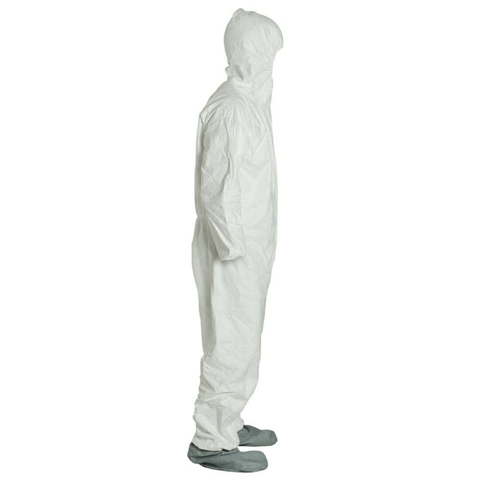 Dupont TY122S Tyvek Coverall Bunny Suit Hood and Booties Size M – 5XL – VARIETY