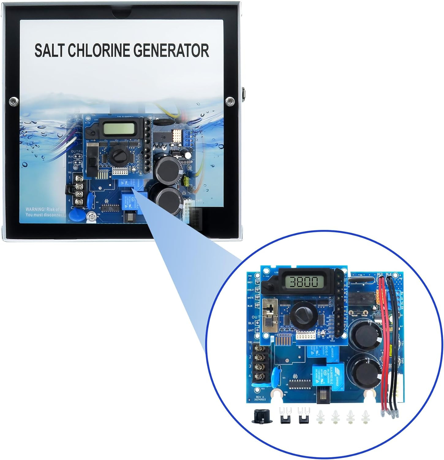 GLX-PCB-RITE Main Circuit Board & GLX-PCB-DSP Display Board，Fits The Hayward/Gol
