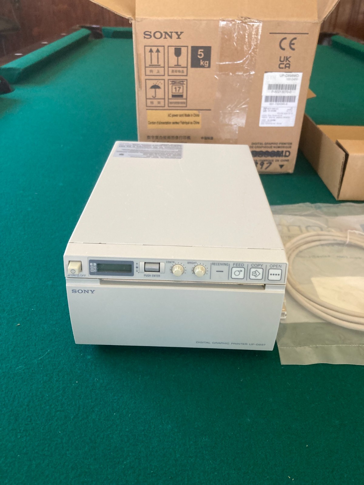Sony UP-D897 Digital Graphic Printer Ultrasound Mini C-arm Radiological Medical