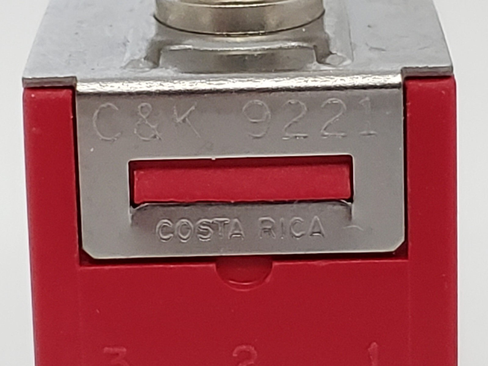C & K 9221KZ4QD TOGGLE SWITCH DPDT 10A 125V ON-ON NNB
