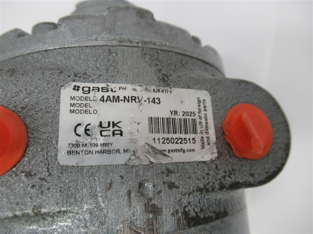 Gast 4AM-NRV-143, 1.7 HP Air Motor