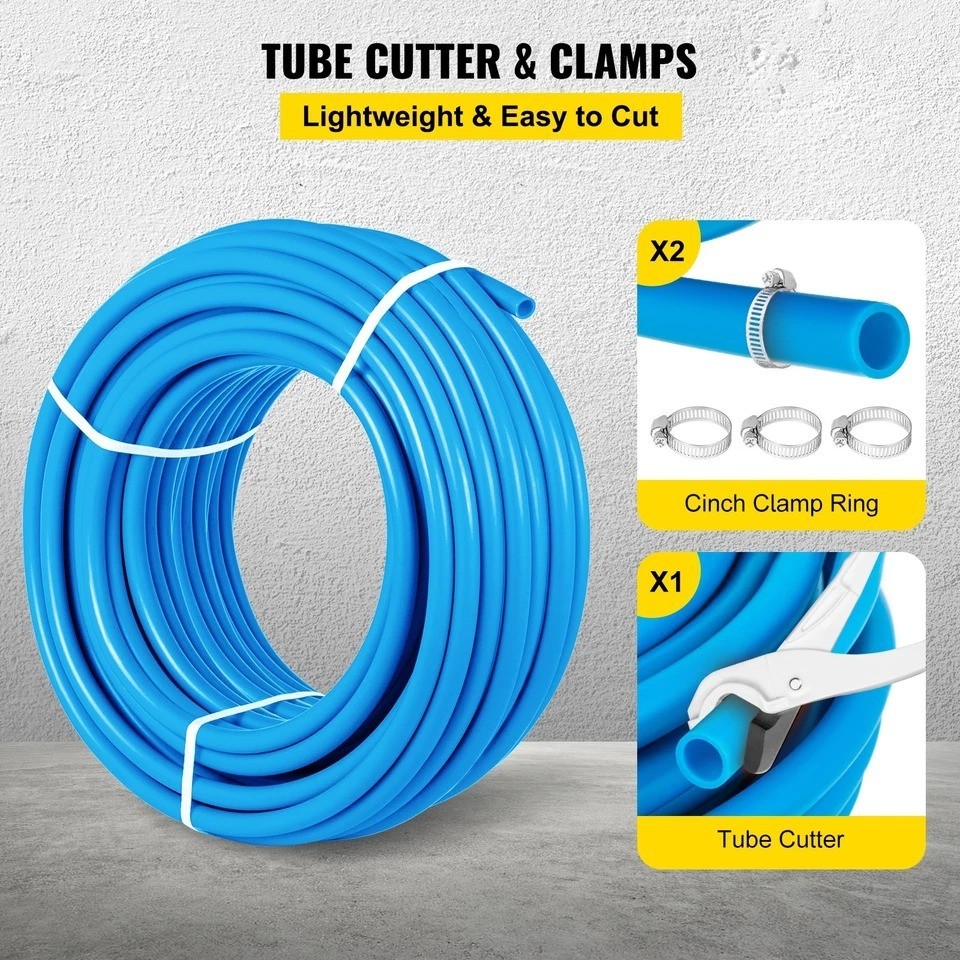 1″x300′ coil PEX Tubing Blue Certified Non-Barrier Htg/Plbg/Potable Water