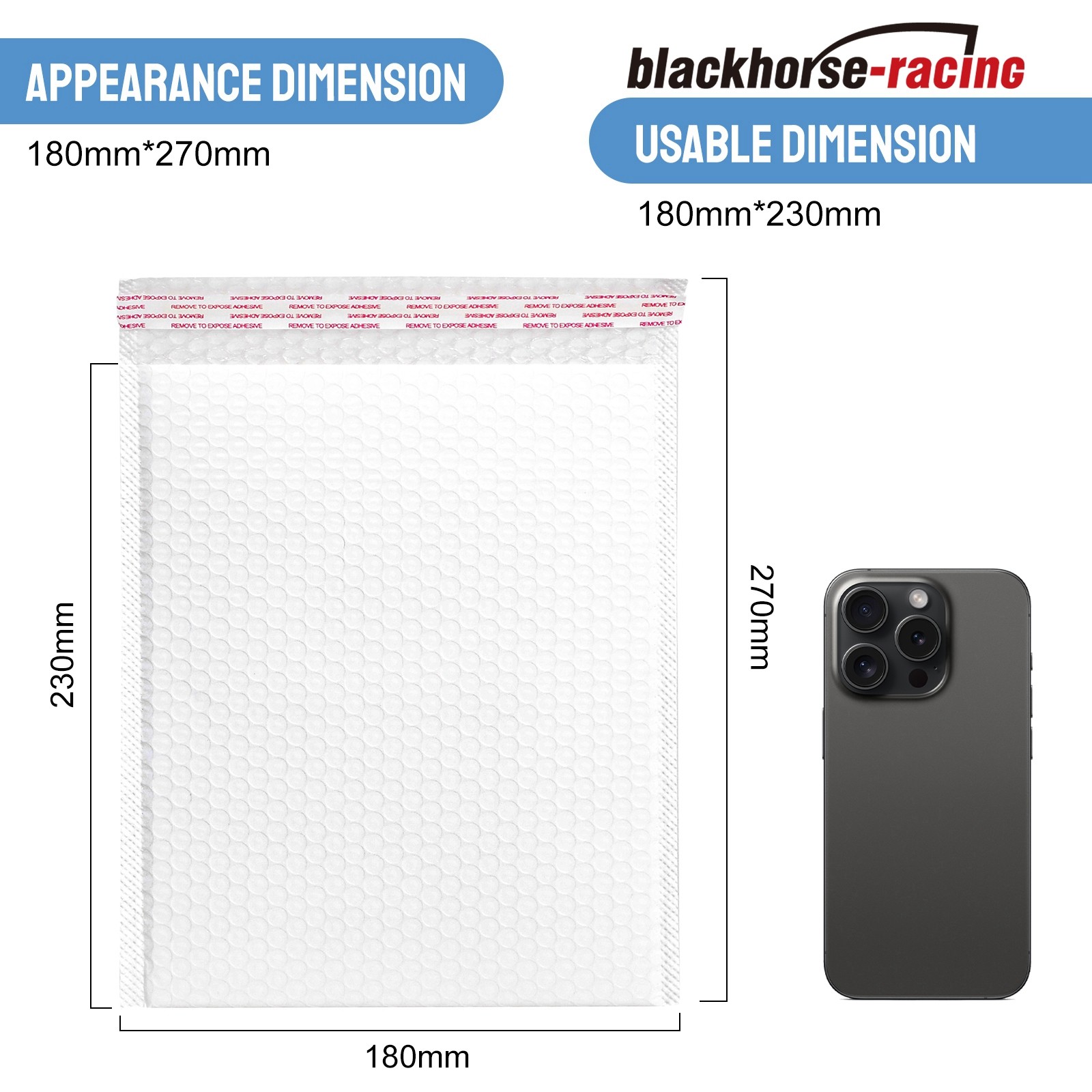 6.5″x9.25″ /9.5″x13.25″ /8.5″ x11.25″ Poly Bubble Padded Bubble Mailer Envelope
