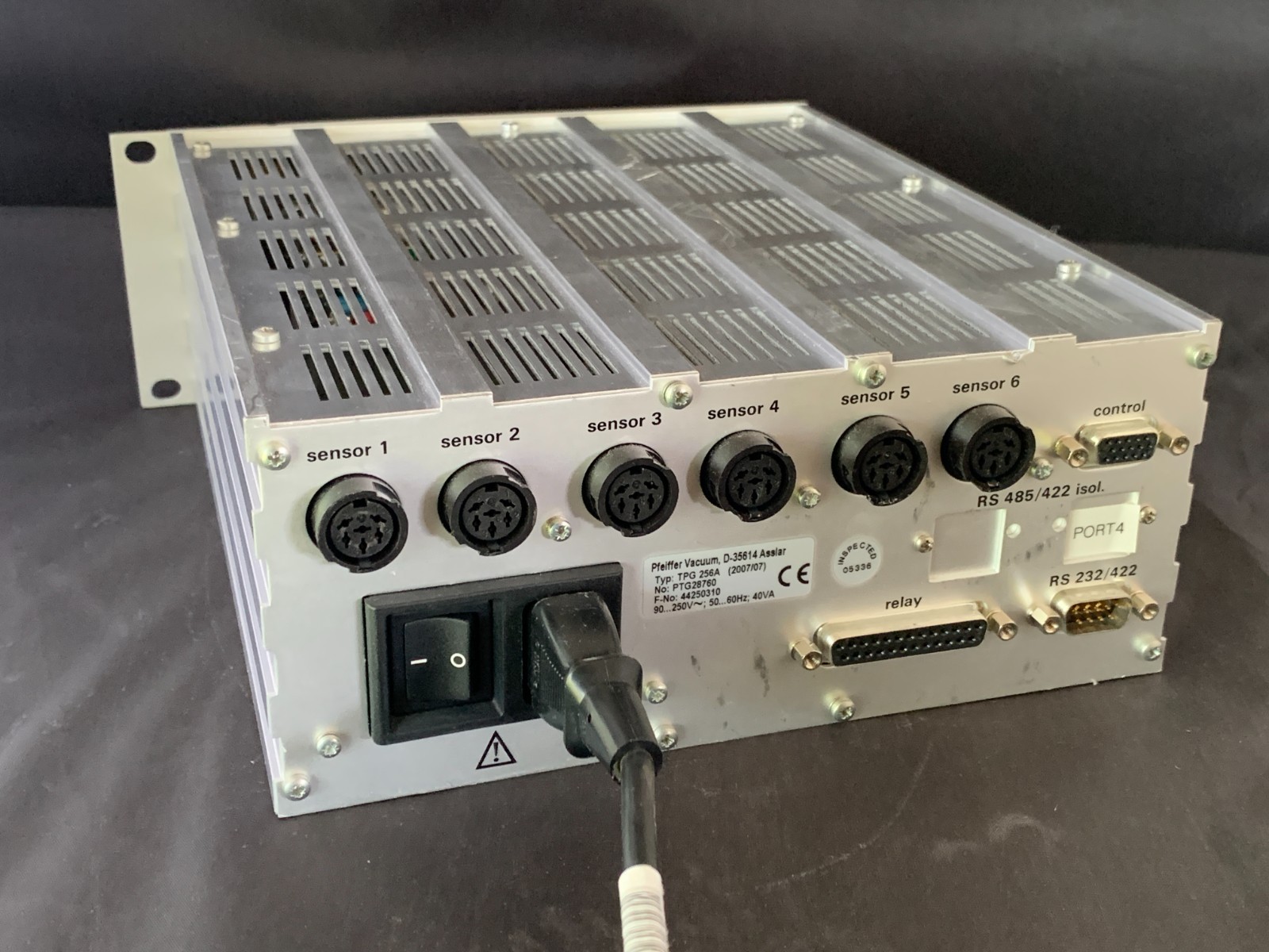 Pfeiffer Vacuum TPG 256A MaxiGauge 6-Port Vacuum Gauge Controller PARTS REPAIR