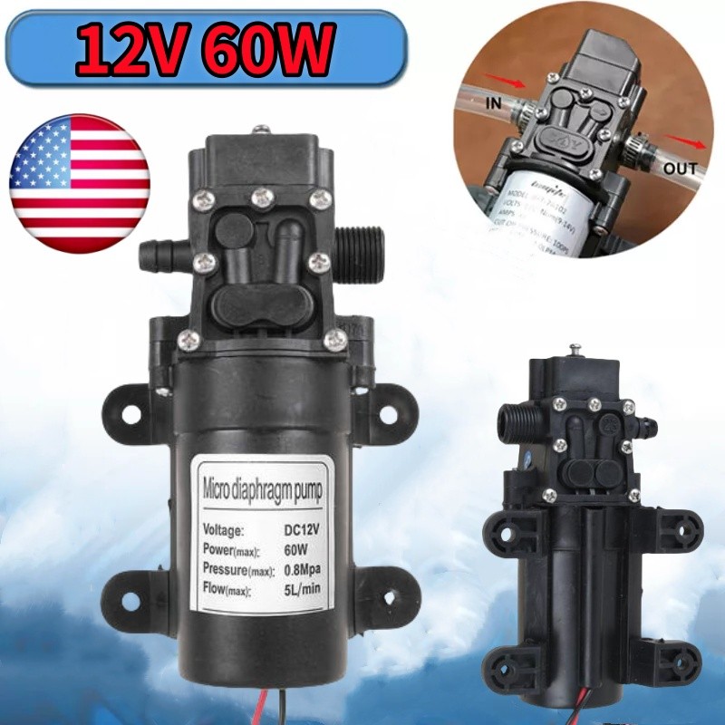 Electric DC 12V Fuel Transfer Pump Engine Oil Kerosene Car Tractor Truck 5L/min