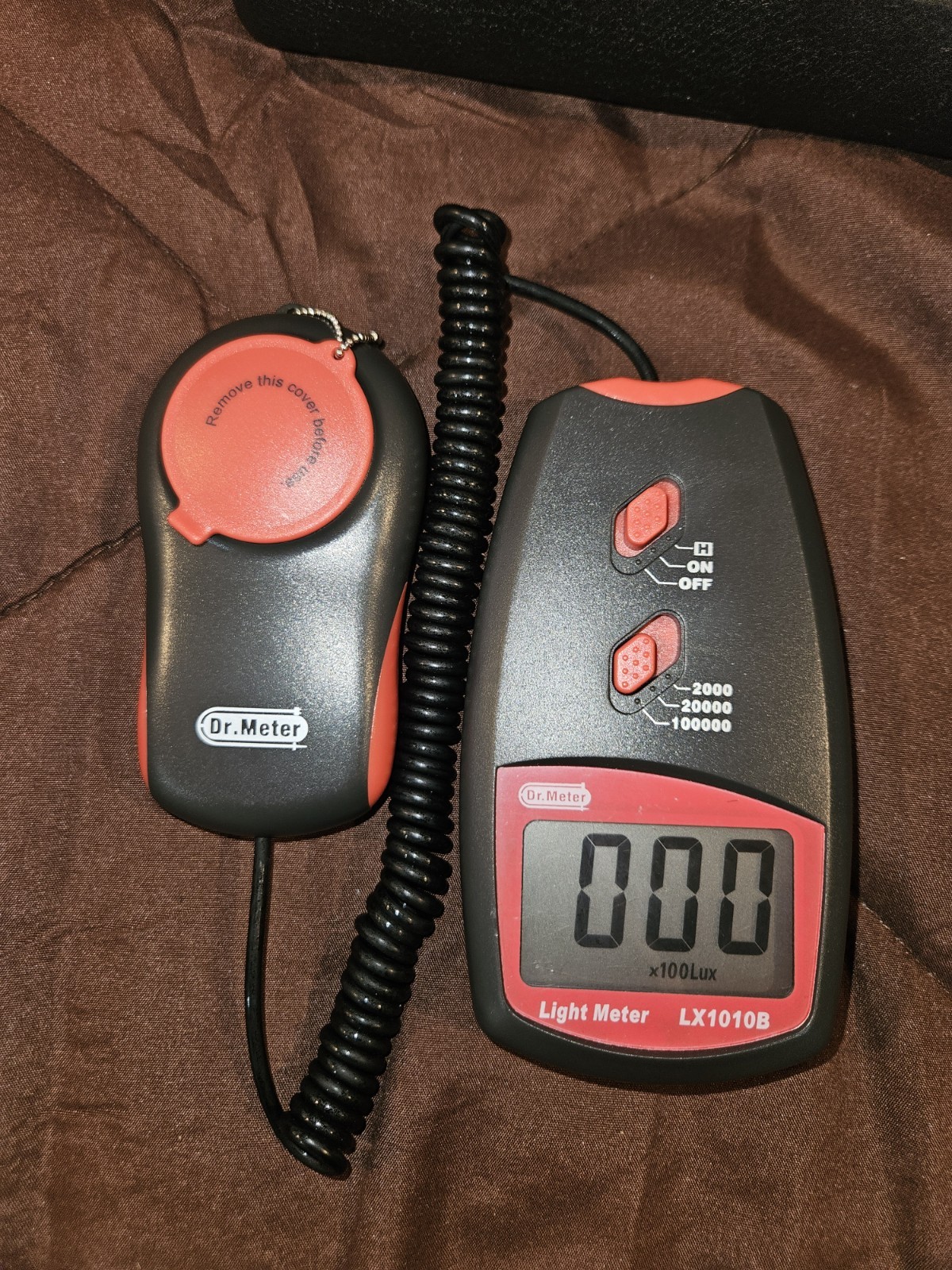 Dr.Meter LX1010B Digital Lux Light Meter 0-100,000 Lux ±5% Accuracy